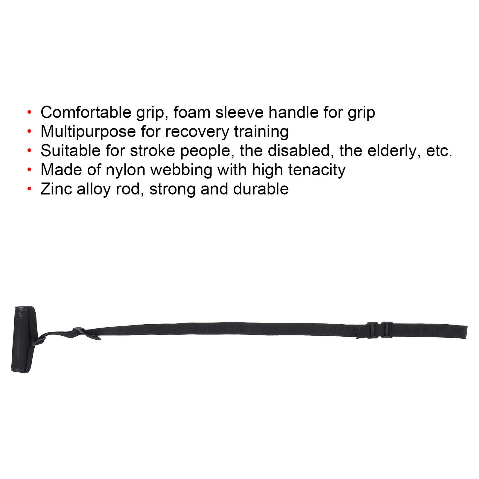 CABE Long leg raiser, comfortable grip, high strength leg raiser, sponge grip, nylon material, multifunctional gait training,