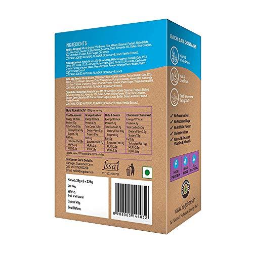 Yogabar Yogabar Multigrain Energy Snack Bars - ( Pack of 10 Bars ) | Dark Chocolate Flavour Premium Super Oats Combo Pack - 780gm