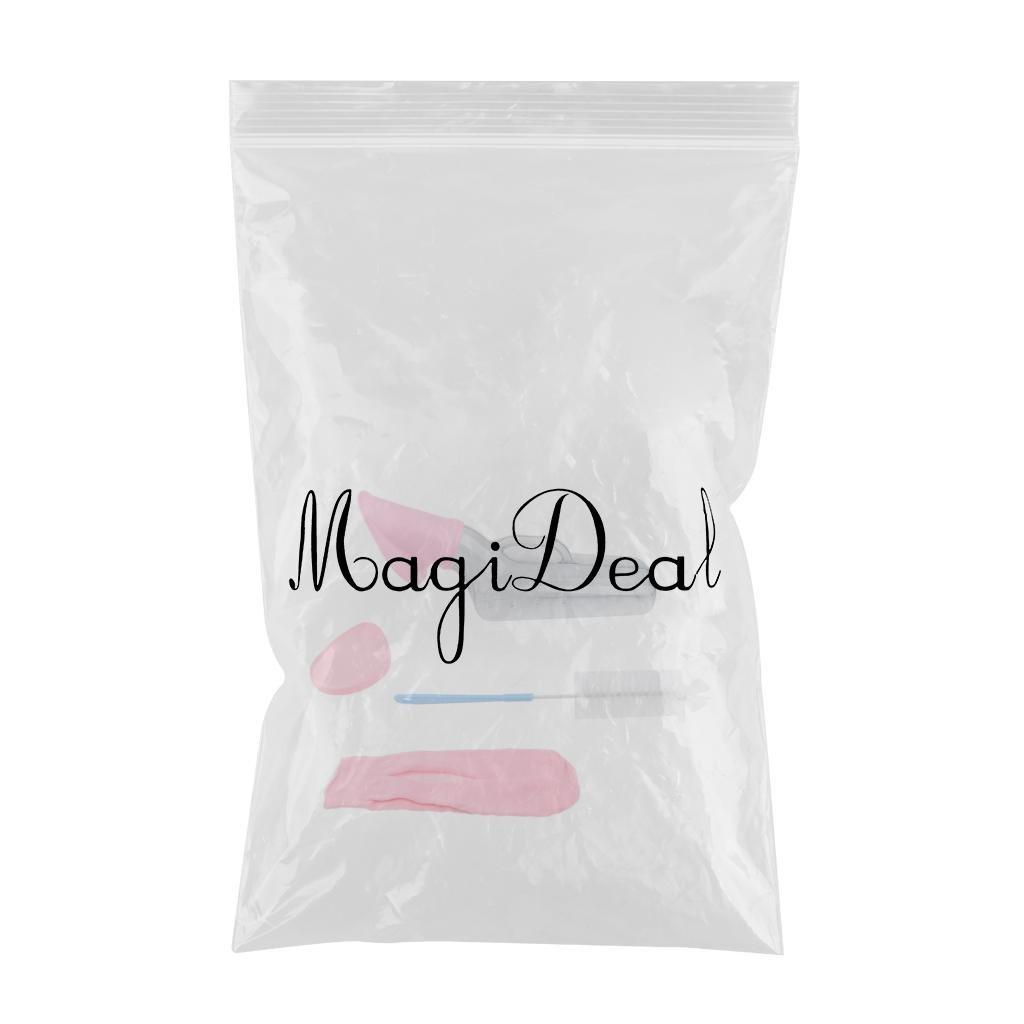 LICHTS LICHTS PVC Portable Female Car Urinal Bottle Emergency Toilet Pouch Elderly Chamber Pot Pink Fit for Long Trips, Traffic Jam