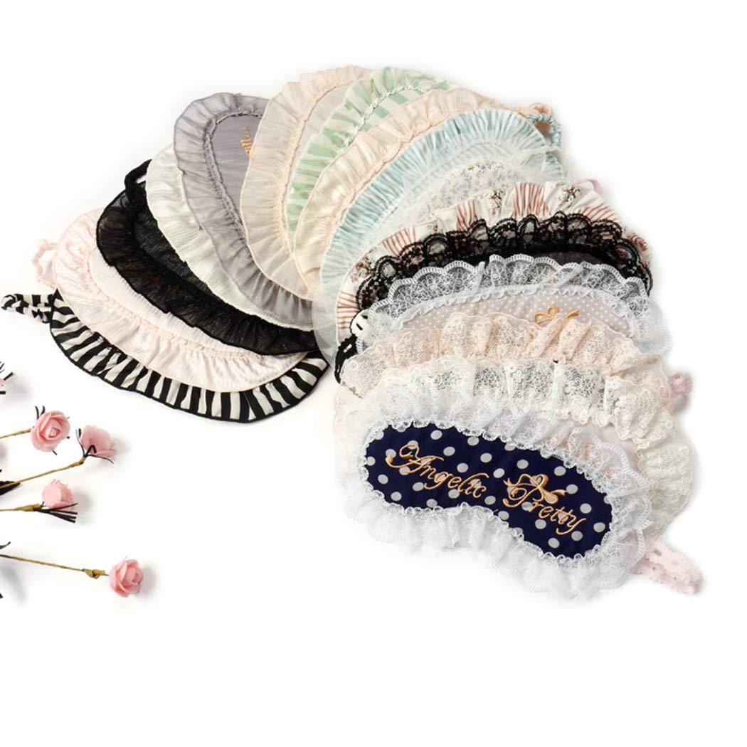 Fascigirl Fascigirl Sleeping Mask Eye Mask Lace Letter Decor Sleeping Eye Cover Blindfold Eyeshade