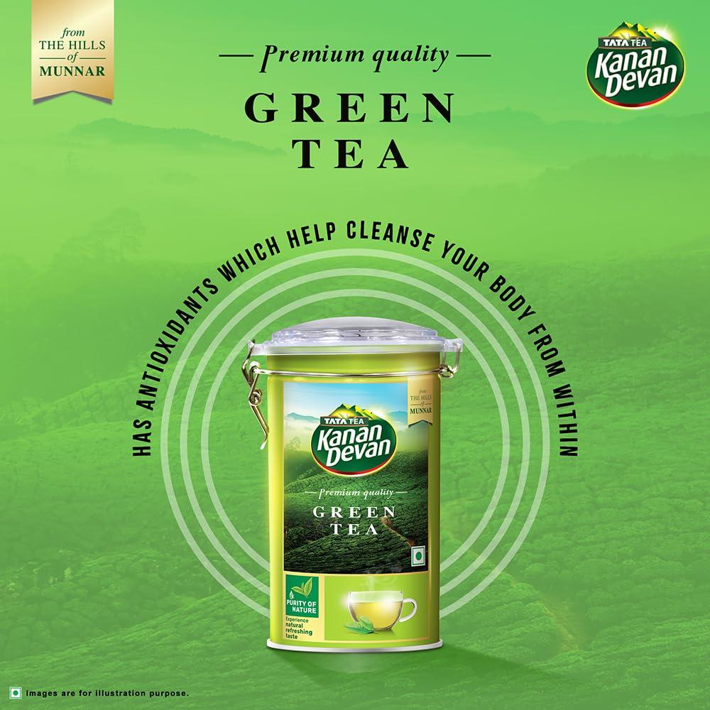 Kanan Devan Tata TeaKanan Devan, PremiumGreen Tea, From the Hills of Munnar, 100g
