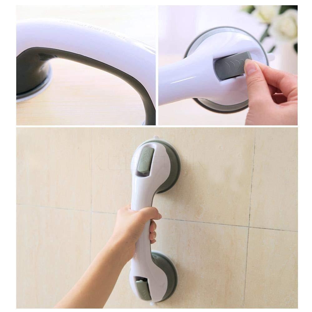 PARVY PARVY Non Slip Bathroom Accessories Suction Handle Helping Handle Handrail for Old Age People & Children Bathroom Bath Tub Shower Washroom Toilet Room Wash Area Grab Bar (1Pcs)
