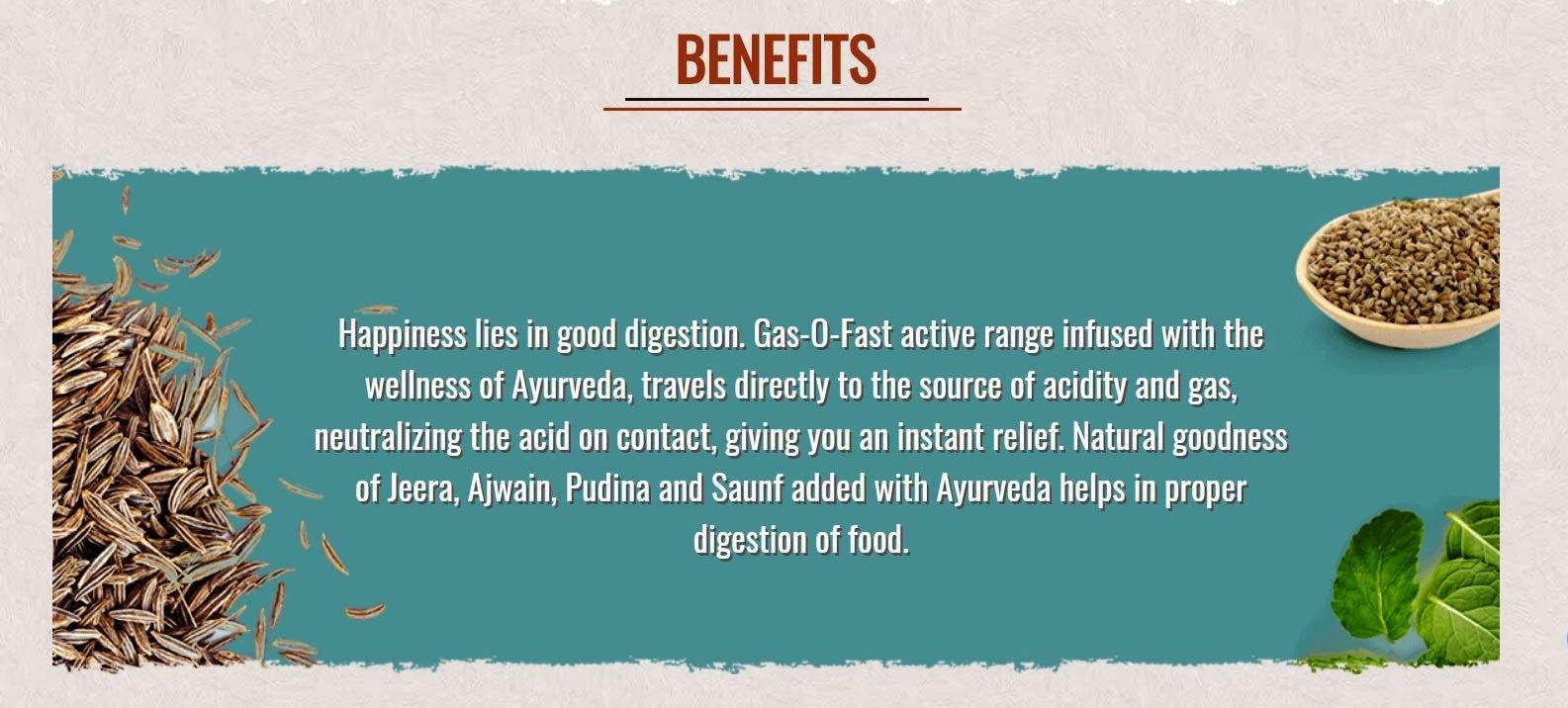 Mankind Mankind Gas-O-Fast Active Jeera Sachet (40)