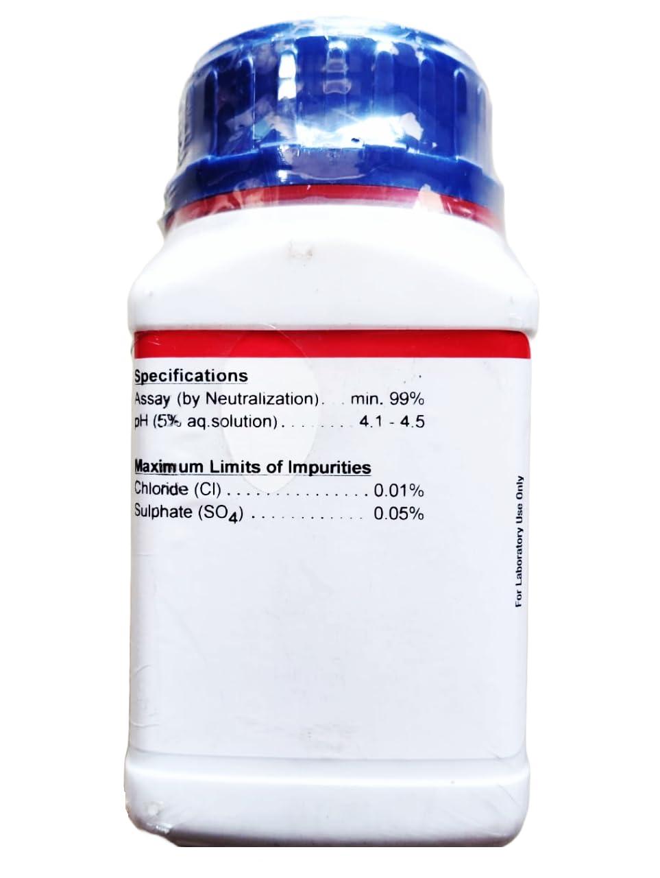 NavaFresh Basics SRL Potassium Dihydrogen Orthophosphate pure, 99% 500GM (Potassium Phosphate, monobasic) CAS 7778-77-0, Molecular Formula : KH2PO4