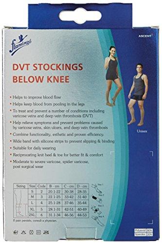 Flamingo Flamingo Medical Compression D.V.T Below Knee Stockings (II Size, Extra Large)