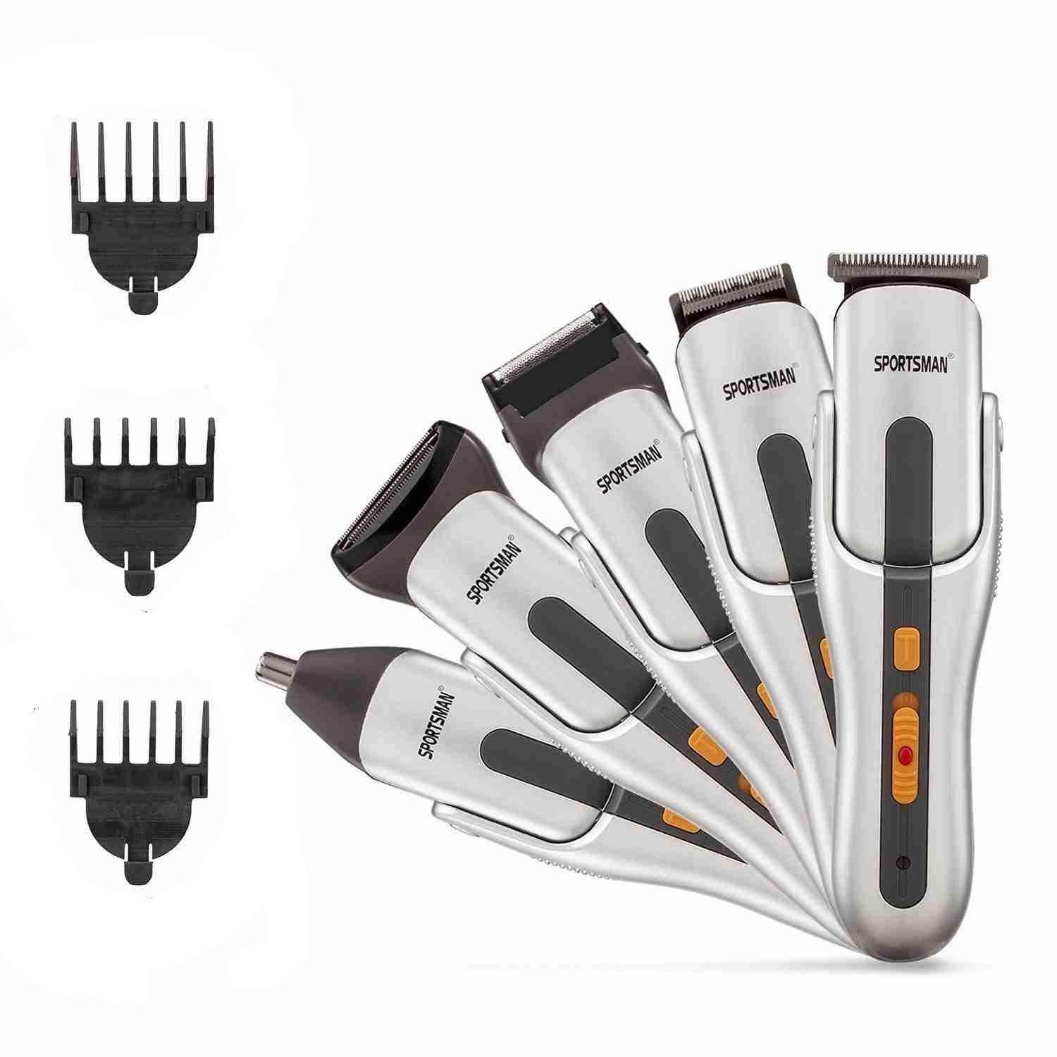 Techicon TECHICON Biaoya BAY-680 Best Performance 8 in 1 Rechargeable Grooming Kit/Hair Stainless Steel and Waterproof Trimmer for with High Precision and Turbo Boost Technology