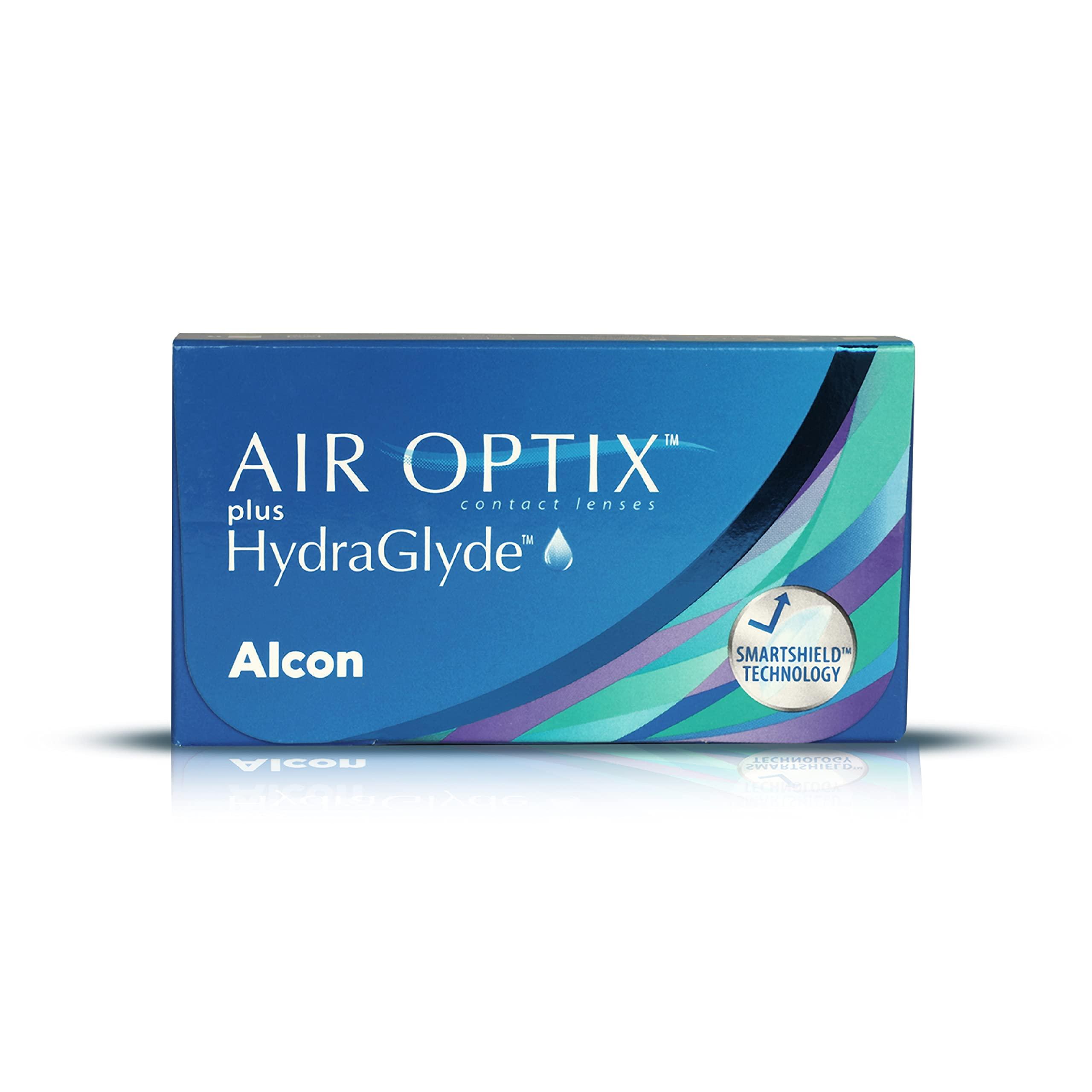 ALCON ALCON Air Optix Plus Hydraglyde - Monthly Reusable Contact Lenses(-7.00, Spherical, Pack Of 6)