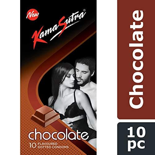 KS KS Natural Rubber Latex Chocolate and Mango Flavour Condom for Men (2 Pack of 10 Condom Each)