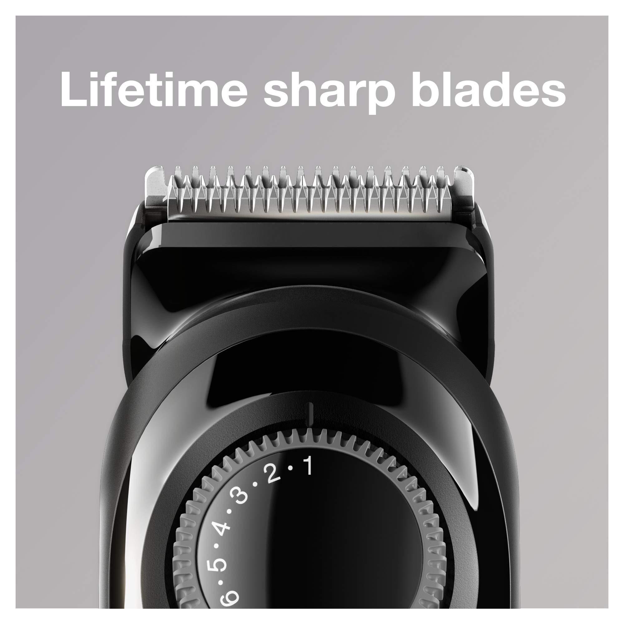 Braun Braun Beard trimmer for men- BT3022 with smart precision dial- detachable trimming comb- 20 length settings between 1 - 10 m, 40 min run time