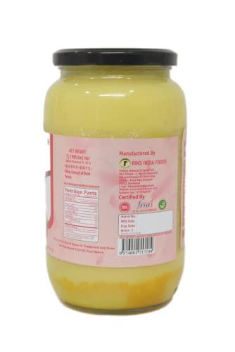 SATVIK PURE GHEE Satvik Rose Sweet Mix Ghee | Innovated For The First Time In The World | Made by Gir Cow Ghee with 100% Natural Ingredients (1 Ltr)