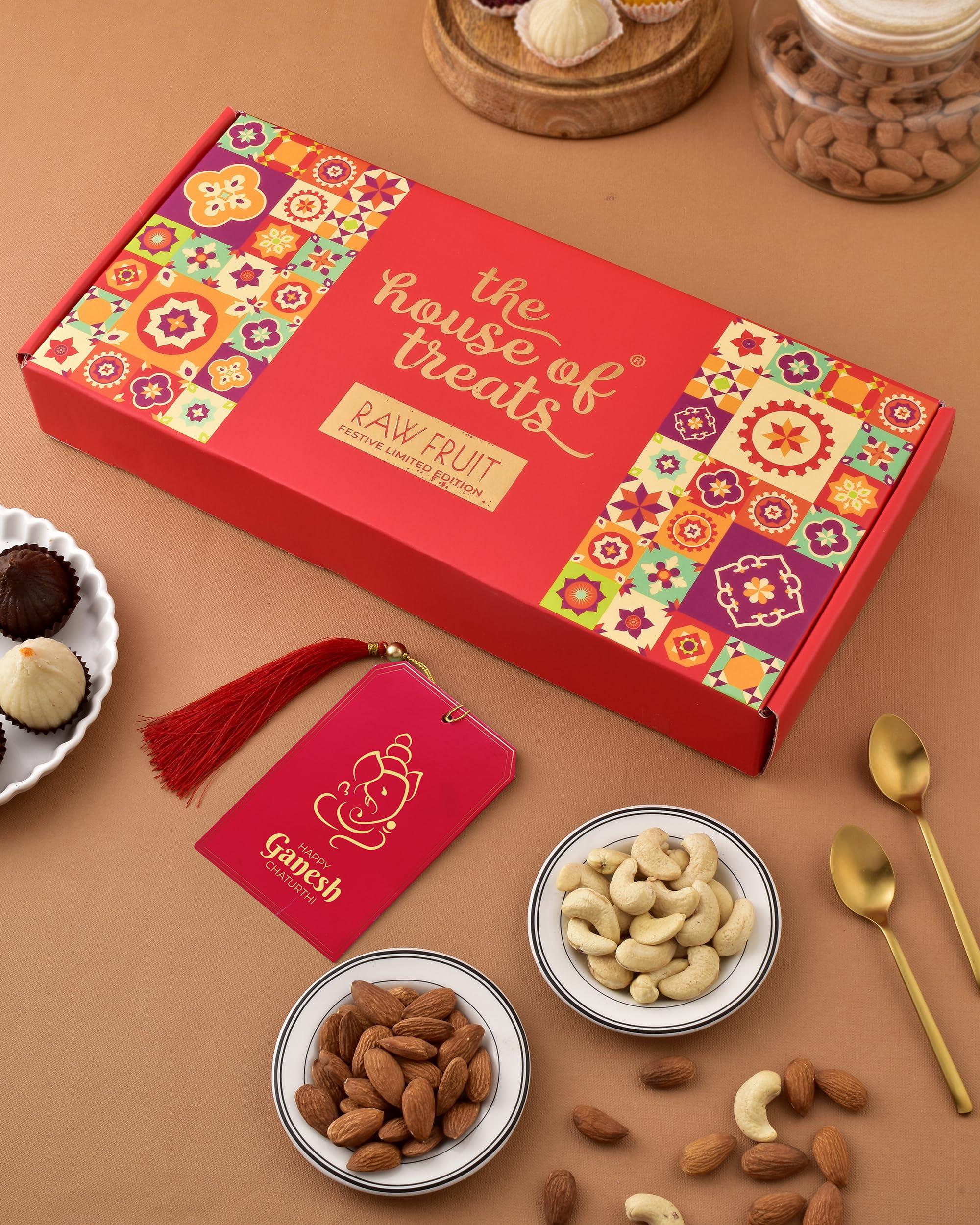 HYPERFOODS Hyperfoods Ganesh Chaturthi Sweets Ganesh Chaturthi Gifts Ganesh Chaturthi Special Gifts Modak Sweets For Ganpati Modak Peda Sweets Combo With Dry Fruits Almond Cashew