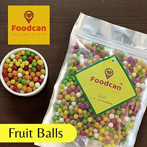 FOODCAN Foodcan Fruit Balls Candy (Multi Color & Fruity Flavor), 400 Gram