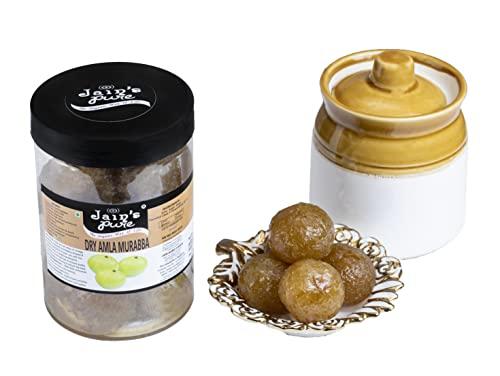 jain's pure JAIN'S PURE SOOKHA AMLA MURABBA/GOOSBERRY PRESERVE, 900 GM