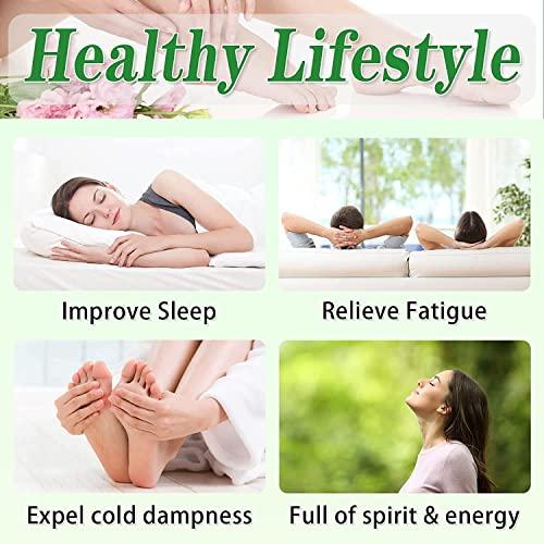 2heet HEET Foot Pads, Natural Bamboo Vinegar Ginger Powder Foot Pads, Easy to Use and Feel Better, Ginder Foot Pads for Relaxation, Relieve Stress, Improve Sleep, Pain Relief(50 patches)