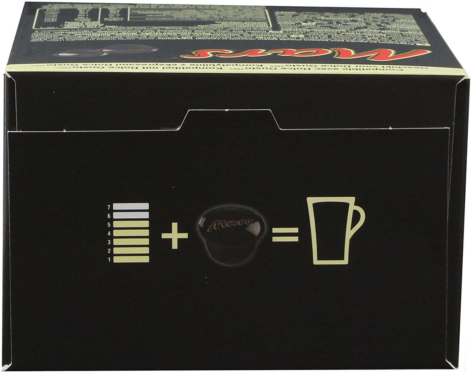 Mars Wrigley Mars Hot Chocolate Pods Compatible With Nescafe Dolce Gusto Machines 8 Pods 136g