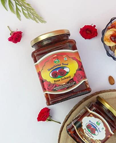 Bhagyalakshmi Brand Gulkand Malleshwaram Bhagyalakshmi Rose Gulkand Karnataka Special (500 gram, Dry Fruit Rose Gulkand)