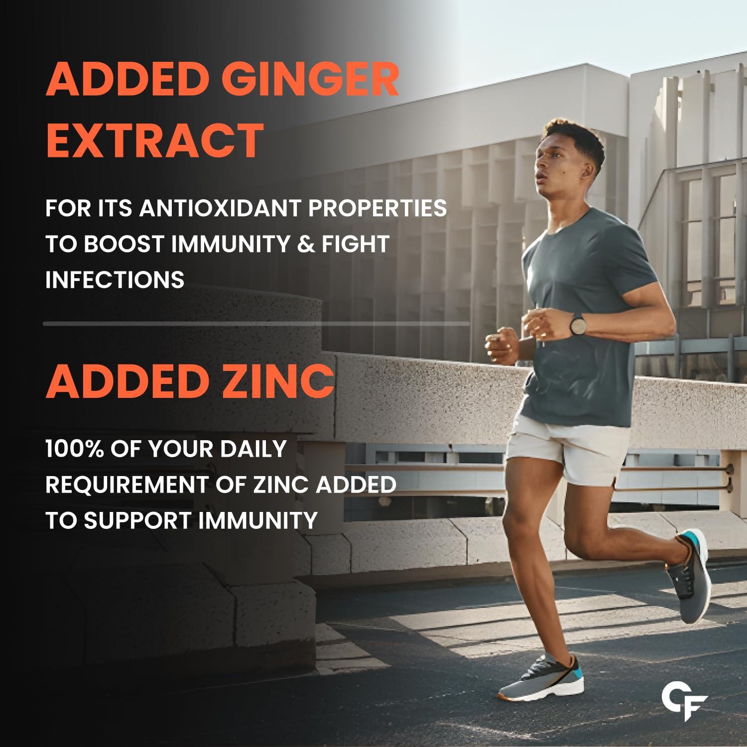 Carbamide Forte Carbamide Forte Natural Vitamin C Amla Extract 1000mg with Zinc for Immunity Boost & Skincare - 60 Veg Tablets