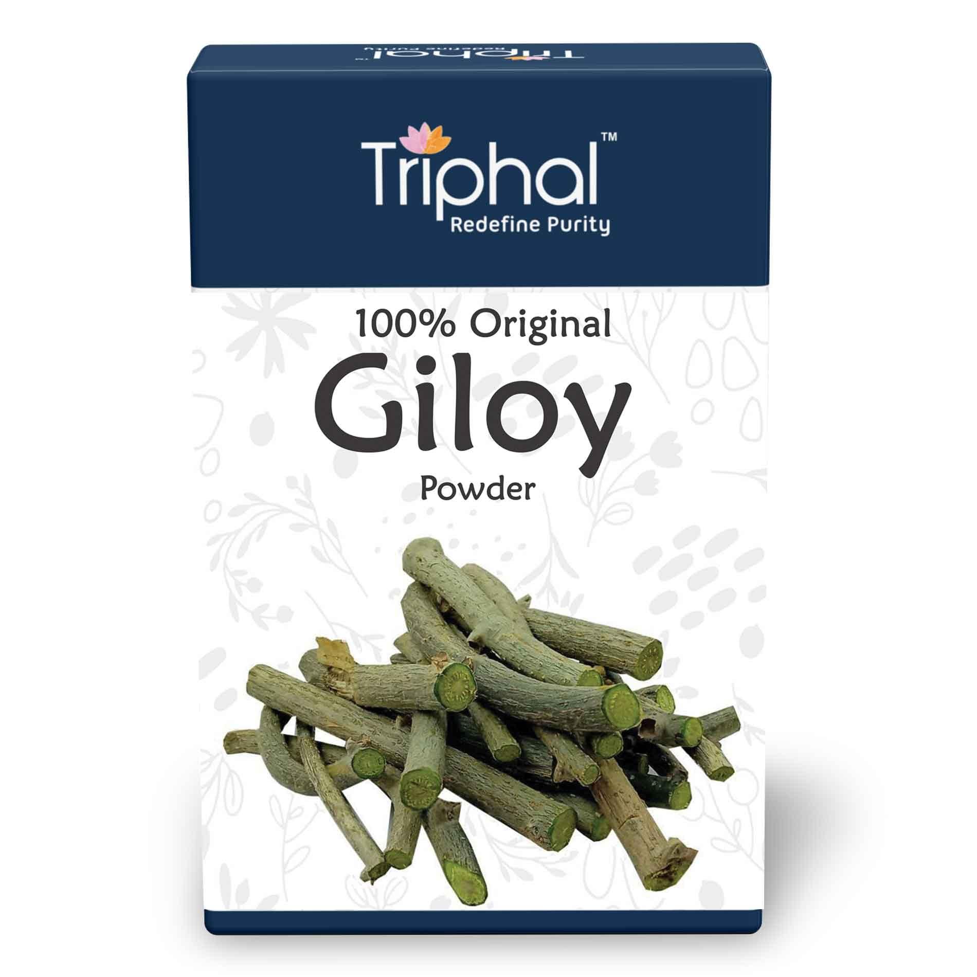 Triphal TRIPHAL Giloy/Guduchi Stem Powder Natural & Pure Gulvel (Tinospora Cordifolia) Stem Powder (400g - Pack of 1)
