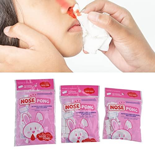 Sutinna Nose Cotton Balls, Easy Use Nosebleed Plugs for Home Use