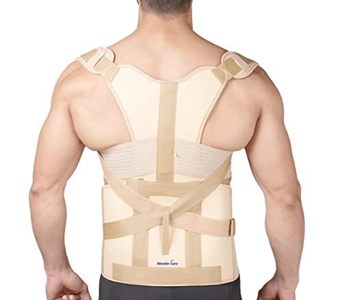 Wonder Care Wonder Care Posture Corrector Taylor Brace Dorso Lumbar Spinal Support Belt Back Pain Relief for Men & Women (XL)