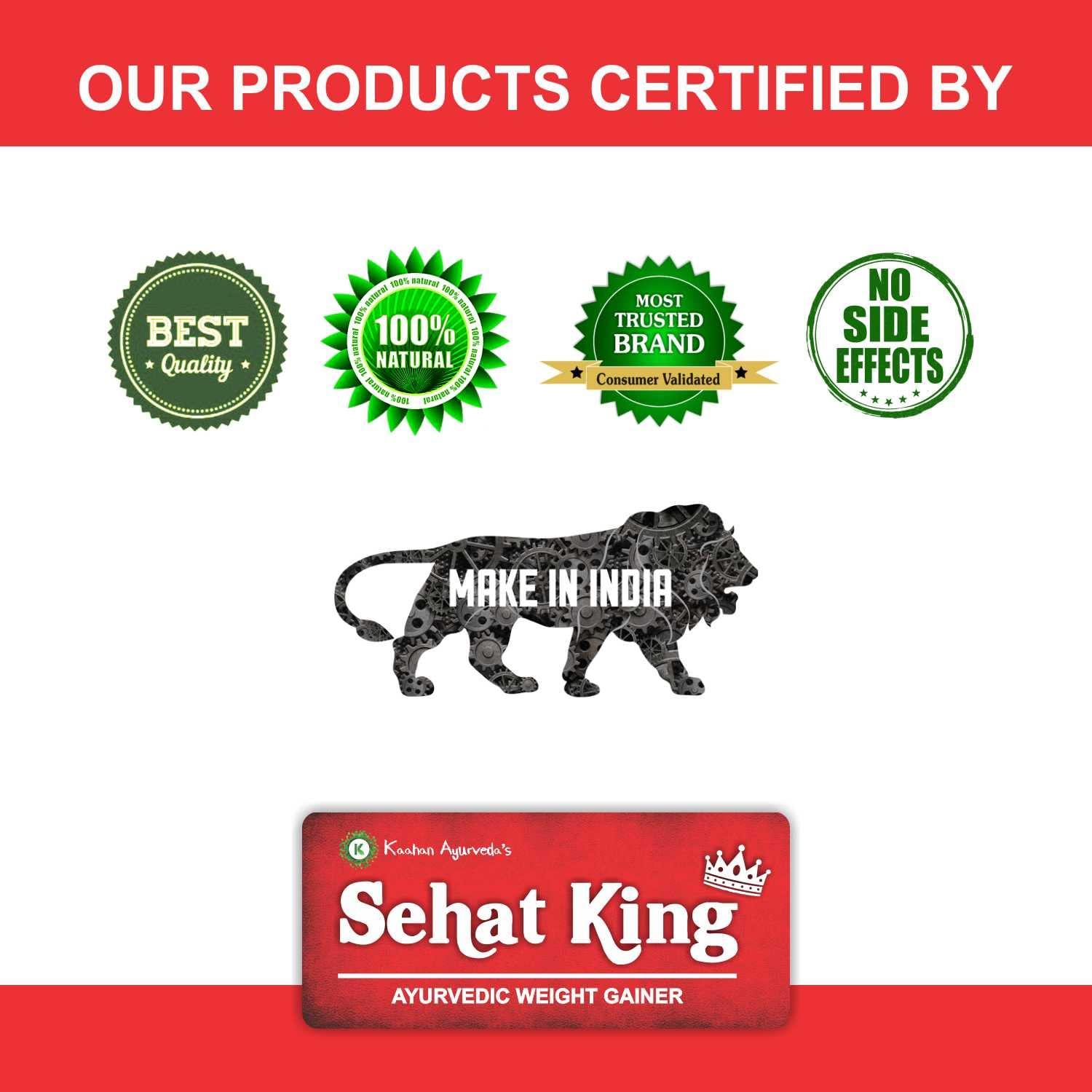 Kaahan Ayurveda Kaahan Ayurveda Sehat King Ayurvedic Powder For Weight Gainer 160g