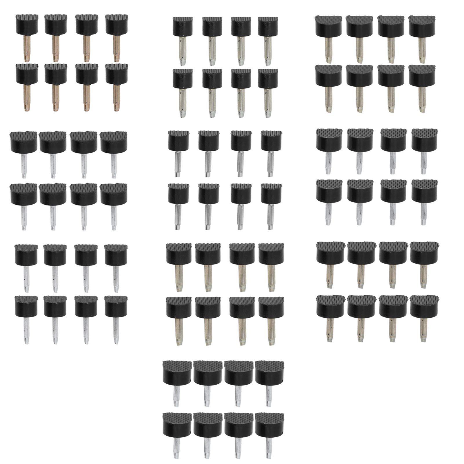 Velaurs Heel Repair Caps, Comfortable Heels Repair Tip, 80Pcs Durable Heel Stopper for Repairing Replacement