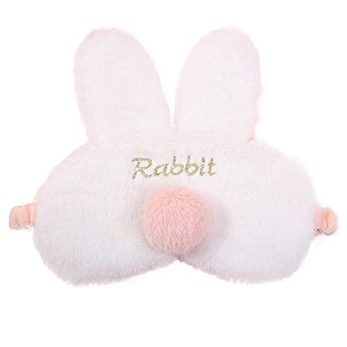 Dorakitten Dorakitten Sleep Mask Plush Rabbit Fashion Nonslip Cute Eye Cover Night Blindfold Eye Shades Eye Compress Mask for Ladies Girls
