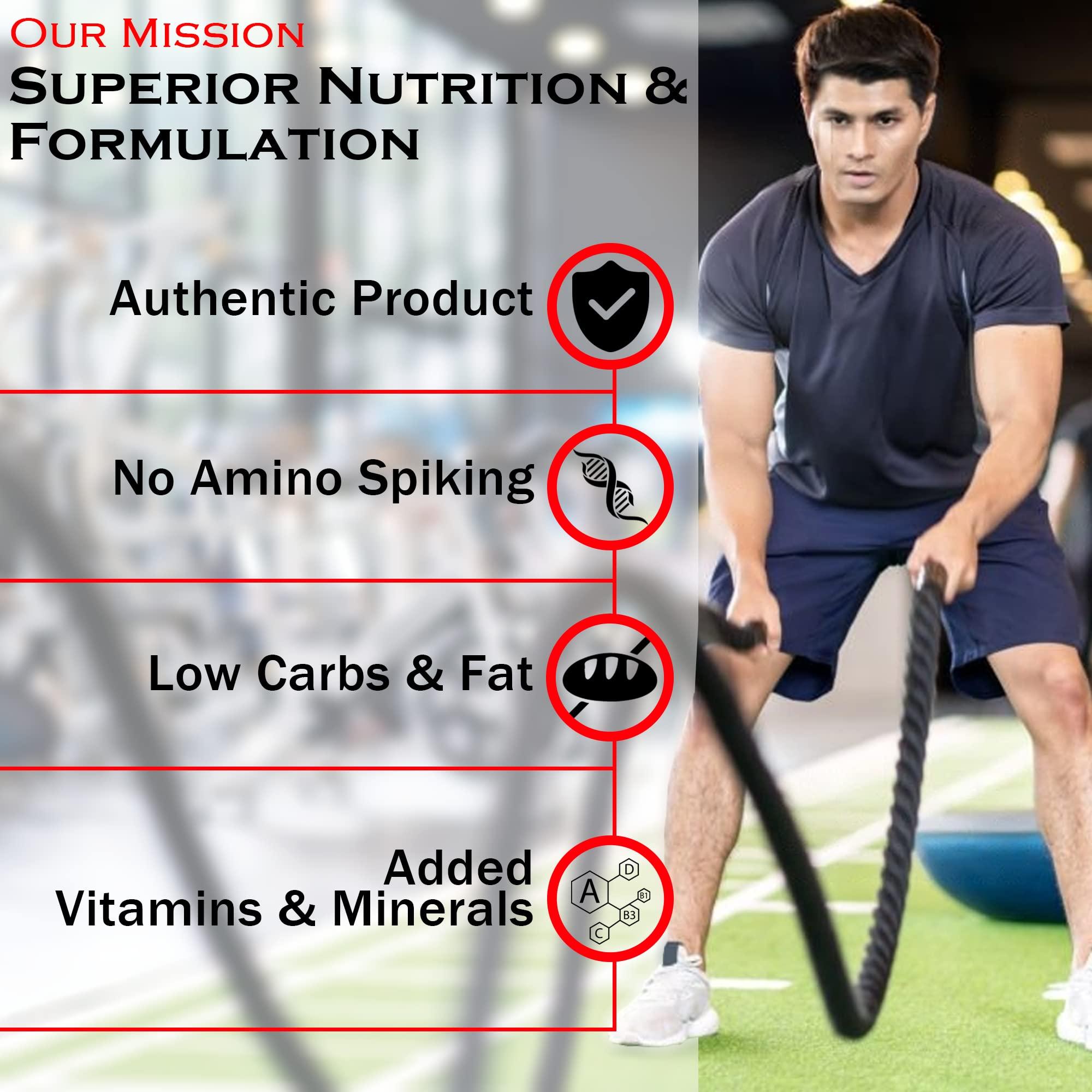 NAKPRO NAKPRO Titanium Tri Blend Whey Protein Hydrolyzed, Whey Protein Isolate & Whey Protein Concentrate | 24.04g Protein, 5.29g BCAA | Added Vitamins, Minerals & Creatine (2 Kg, Banana)