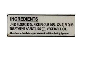 POPULAR APPALAM Popular Appalam- Export Thicker Appalam - 6 inches 600G, Pack of 3