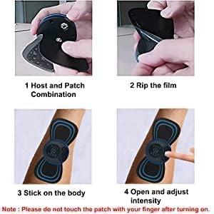 WETLIN STORE WETLIN STORE Foot Massager And body Massager Pain Relief Wireless Electric EMS Massage Machine,Rechargeable Portable Folding Automatic with 8 Mode19 Intensity for Legs,Body,Hand Therapy