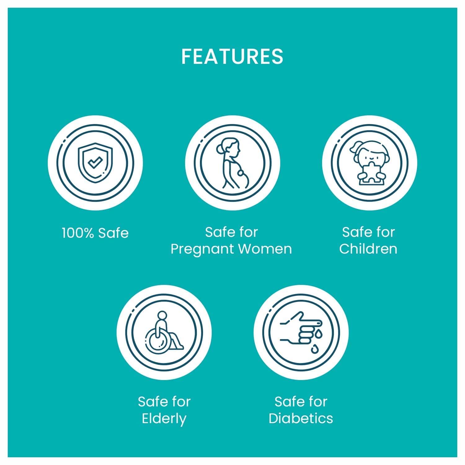 Magic Leaf Magic Leaf Stevia VitaUp to Boost Immunity and Skin Health, Lemon, Vitamin C Powder, 100% Natural Sweetened with Stevia, Safe for Diabetic Patients & Kids, Pack of 2 (30 Sachets Each)