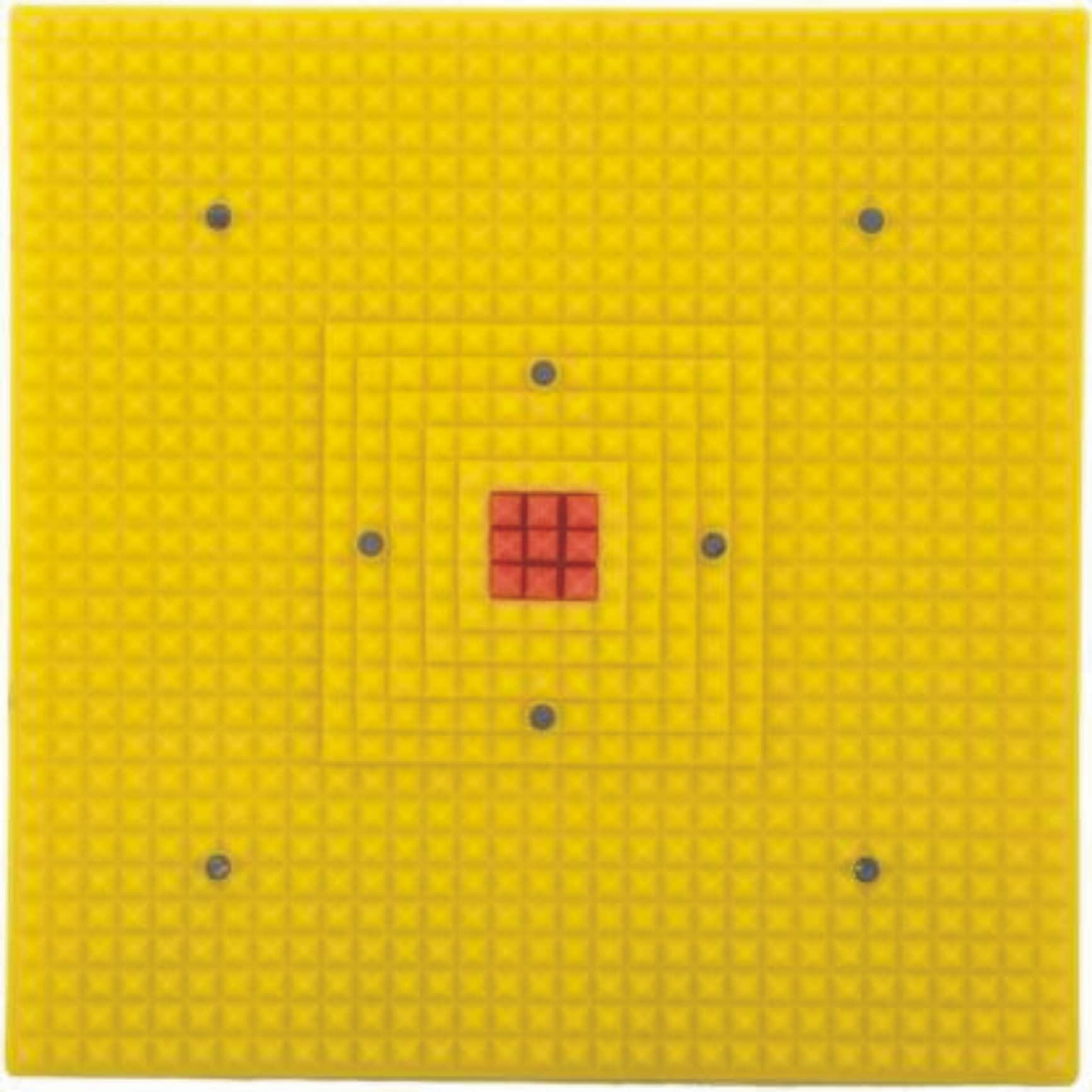 Acupressure DP-Acupressure Mat for Foot Pain Acupressure Mats Pointed Board Plate Pyramid Acupressure Pad for Foot Magnetic Energy Booster (Blue)