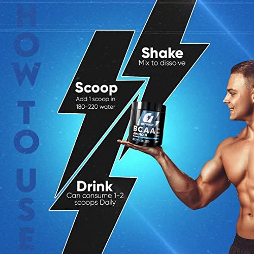 GETOUGH GETOUGH BCAA (Blueberry coconut) WITH L-TAURINE, L-CITRULLINE, L-GLUTAMINE For Muscle Recovery & Endurance - Pre/Post & Intra Workout Supplement 300 gm