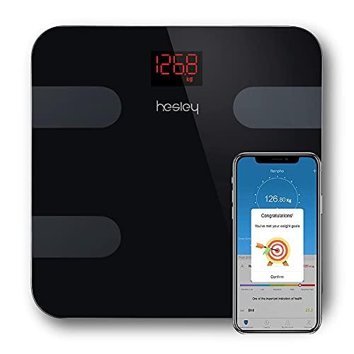 Hesley Hesley BMI Weighing Machine/Weighing Scale/Weight Machine with HesleyFIT APP and German Sensors
