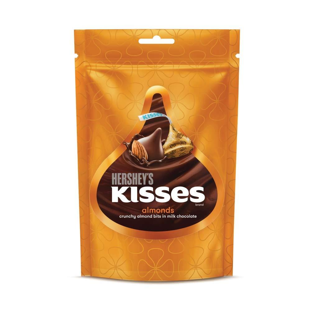 Hershey's Kisses Hershey\'s Kisses Almond Pouch, 12 X 100 grams