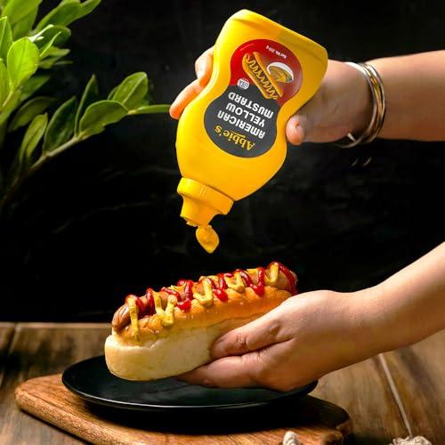 Abbie's Abbie's Squeeze Yellow Mustard 652 g (Pack of 255 g and 397g ,1 unit each), Product of USA