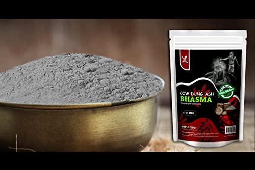 XOFFENCER XOFFENCER Cow Dung BHASMA | VIBHUTI | THIRUNEERU | 100% Pure & Original | Natural Non Scented | HOLY ASH | Purely from Farm fed Desi Cow | Pack of 200 Grams