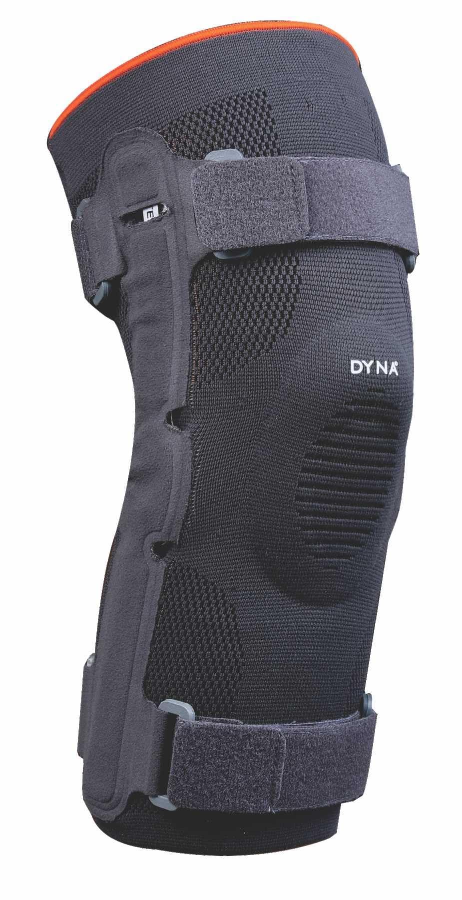 Dyna Dyna 3D Hinged Knee Brace (X Large Right, Grey)