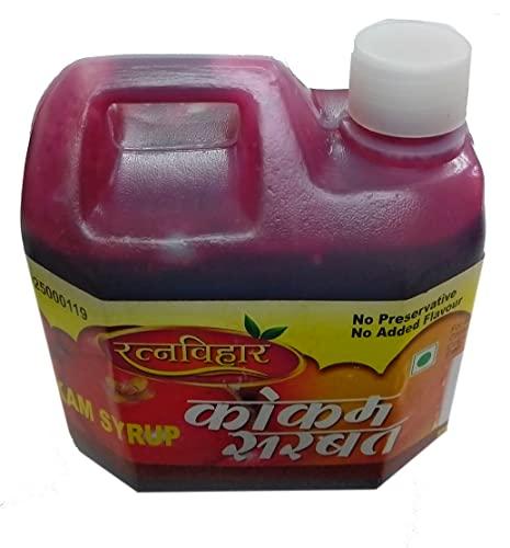 ADD GEAR RATNAVIHAR Kokum Syrup - Concentrated Sharbat/Squash of Kokum Fruit for making Kokam Soft Drink (500 ML)