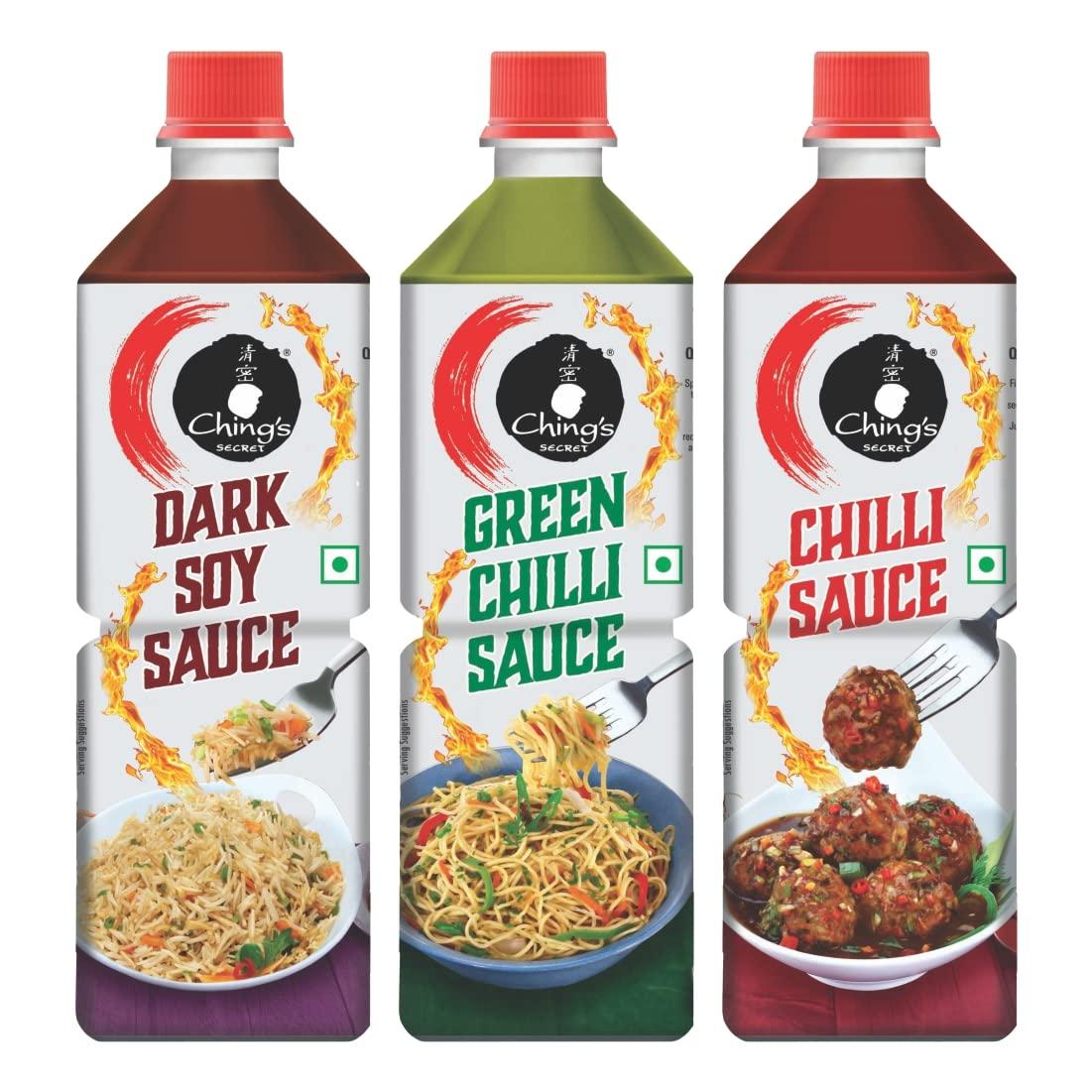 Chings Chings Chinese sauces Assortment Pack - Each Variant x 1 PACK OF 3