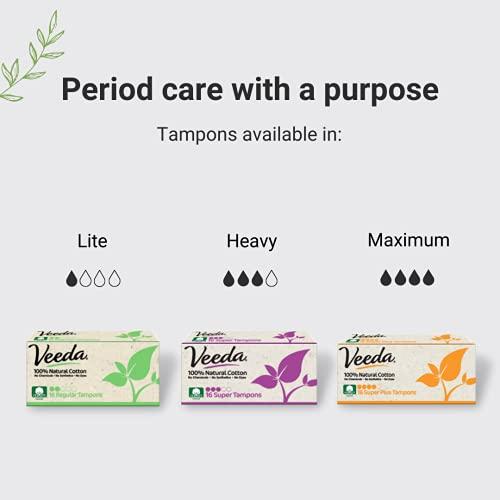 Veeda Veeda Regular Applicator Free Tampon - 16 - Count