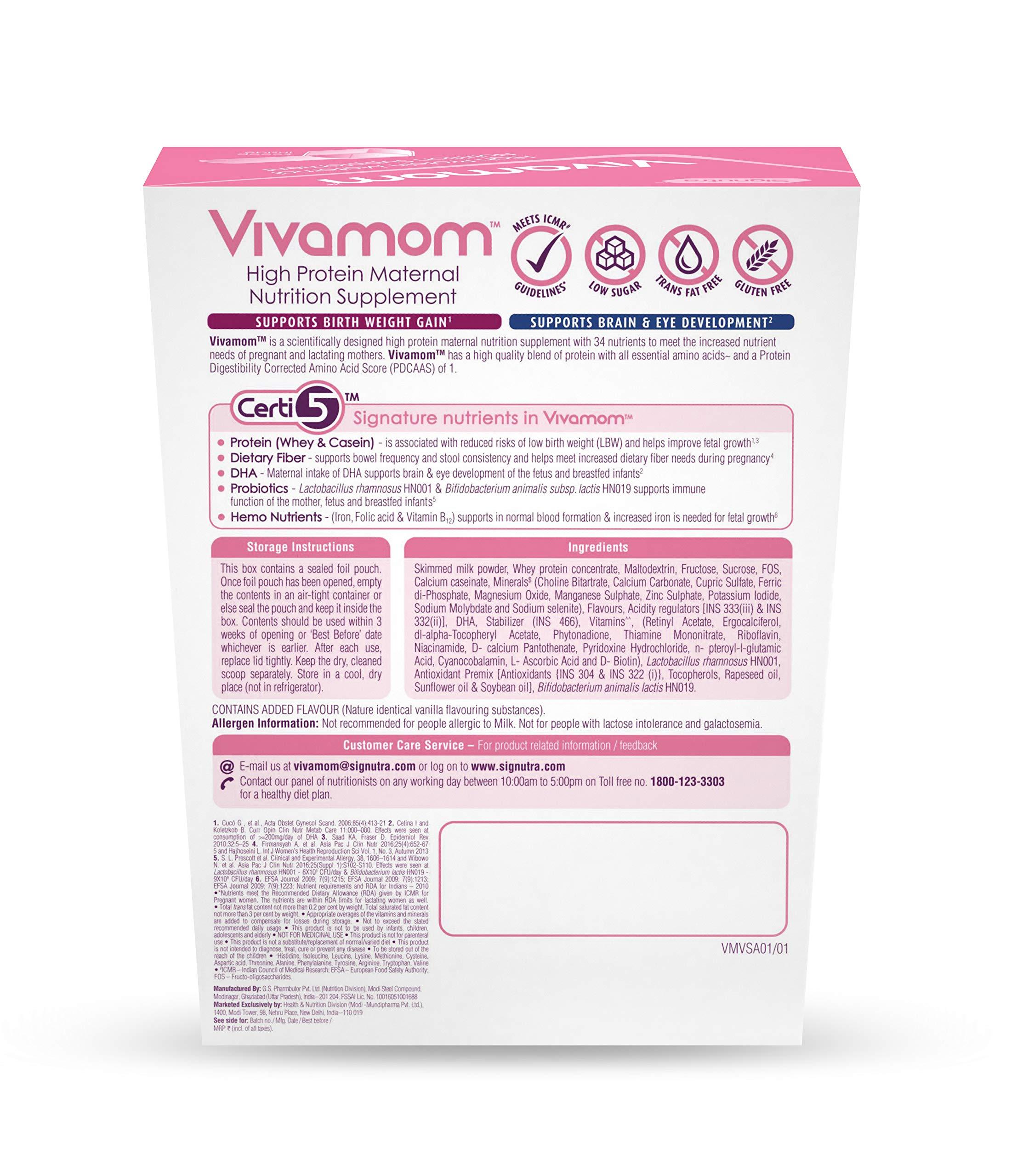 Vivamom Vivamom Maternal Nutrition Supplement - 200g BIB (Vanilla)