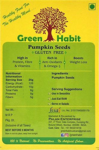 Greenhabit Green Habit Healthy & Nutritious Pumpkin Seeds (750 gram pack)