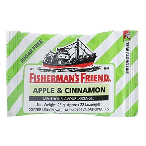 Fisherman's Friend Fisherman's Friend Sugar Free Mouth Freshener - Apple & Cinnamon - Fresh and Fruity Lozenges 25g (Pack of 24)