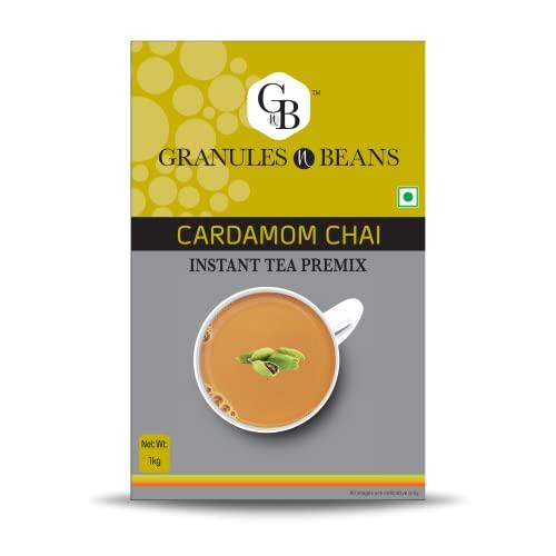 GranulesnBeans Granules n Beans Cardamom Chai Instant Tea Premix (Elaichi) - (10 Sachet x 14g =140g)