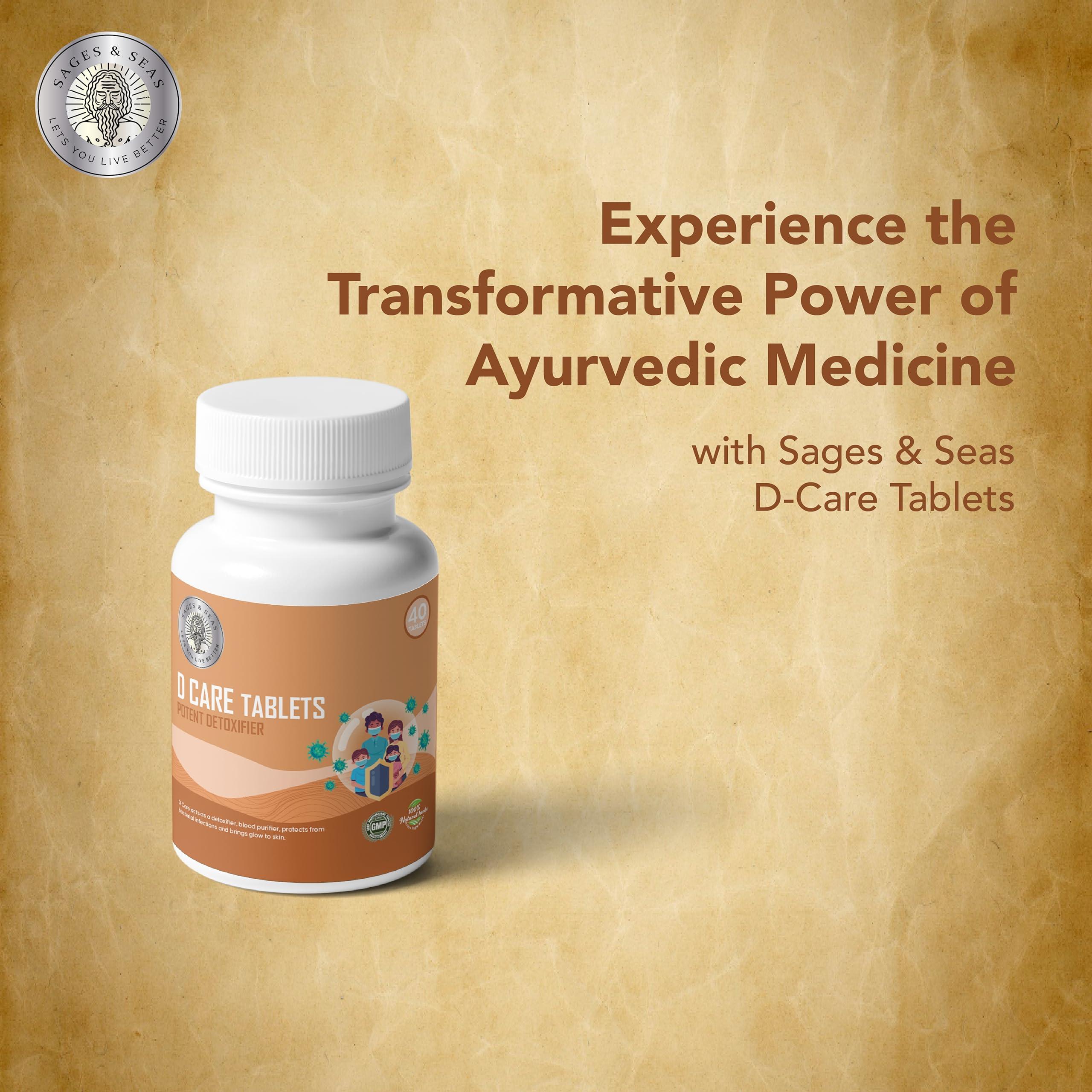 SAGES & SEAS D Care Tablets