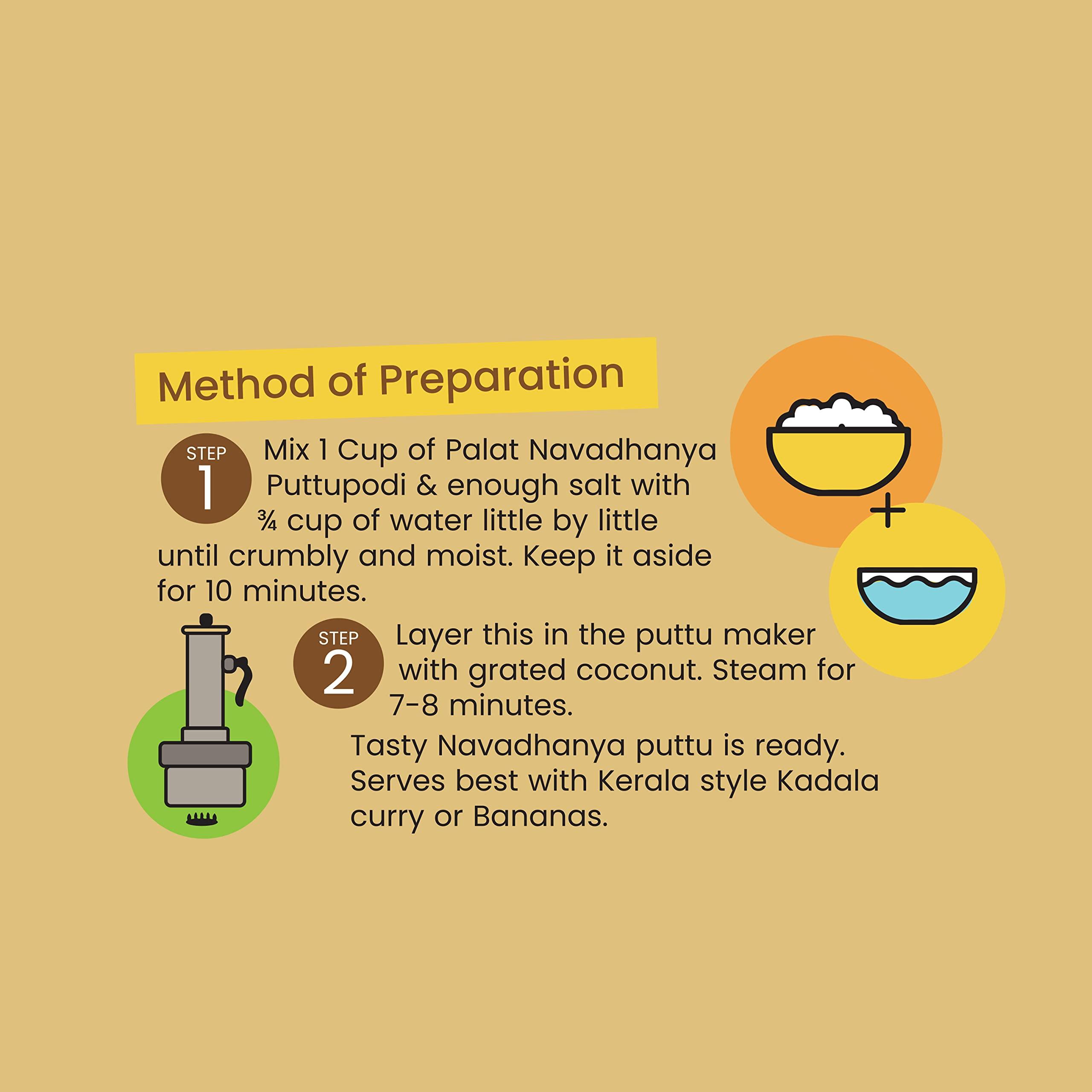 Palat Palat Navadhanya Puttu Podi| Kerala Style Snacks Easy to Make| 650 Gm