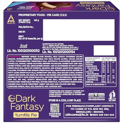 Sunfeast Dark Fantasy Sunfeast Dark Fantasy Choco Fills, 300Gm, Original Filled Cookies With Choco Crme & Yumfills, 253Gm, Rich Chocolate Pie Cake