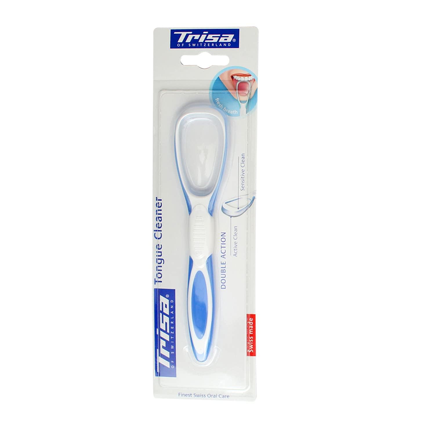 TRISA Trisa Tongue Cleaner Double Action (Assorted Color)