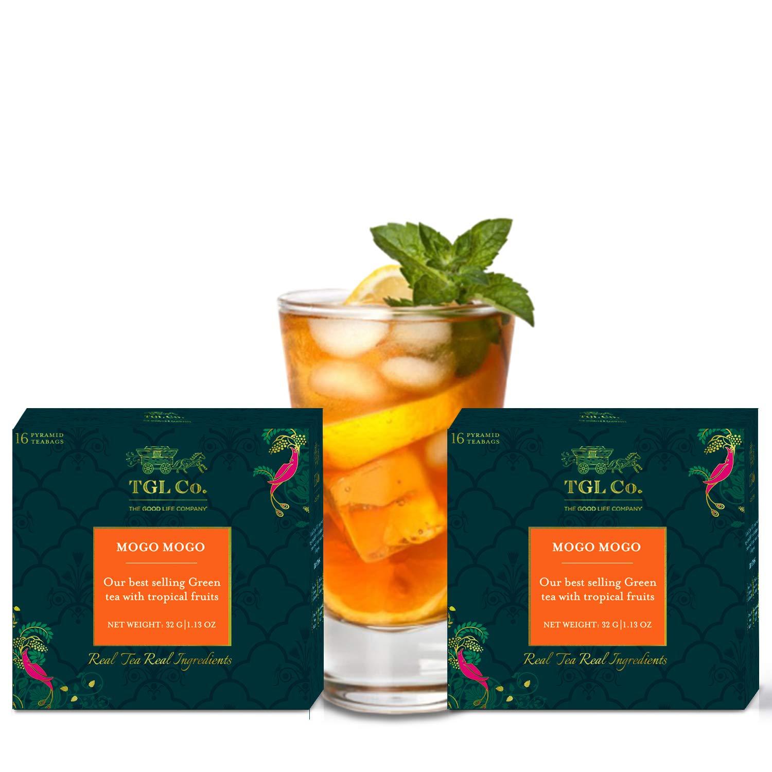 TGL Co. The Good Life Company TGL Co. The Good Life Company Mogo Mogo Green Tea Bags (16 Tea Bags) Pack Of 2, 64 Gram